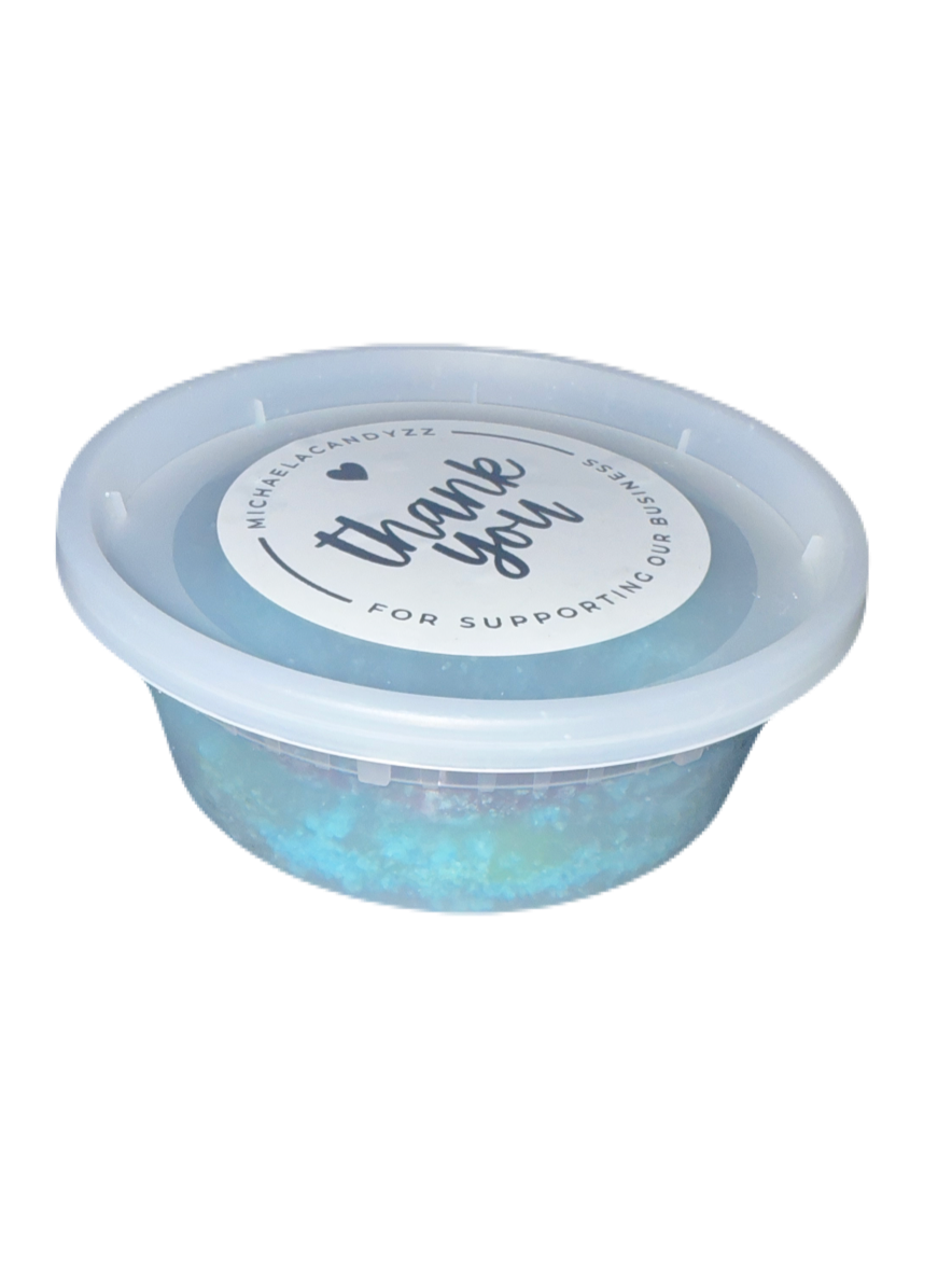 Sour blue raspberry gummy snakes 8 oz