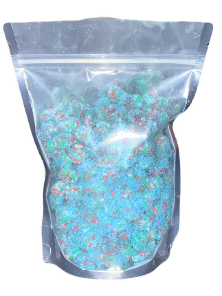Sour Blue Raspberry Christmas Gummy Clusters - Limited Edition